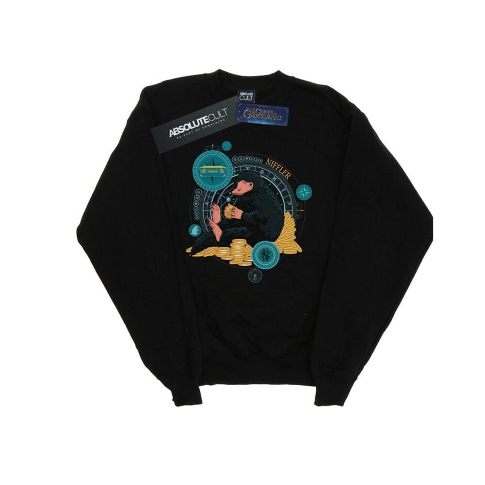 Fantastic Beasts Mens Sitting Niffler Sweatshirt / Black